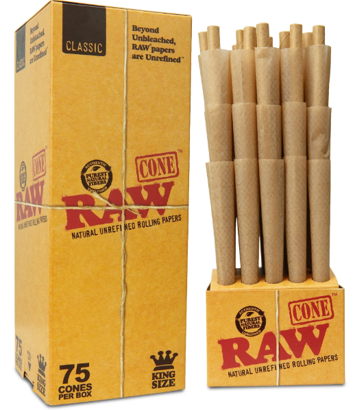 RAW CLASSIC KS CONE 75CT