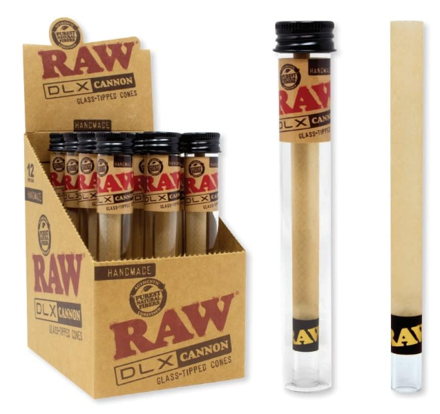 RAW DLX CANNON GLASS-TIPPED CONES